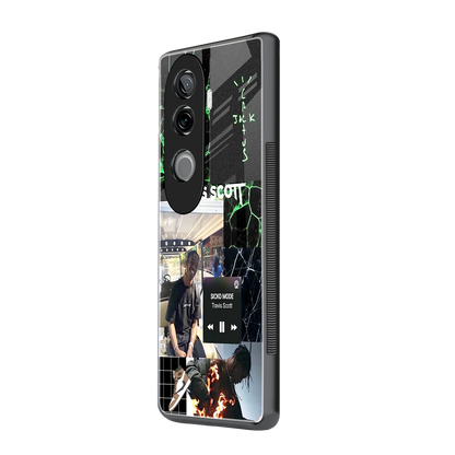 Travis Scott vivo v40e mobile cover | shockproof glass phone case