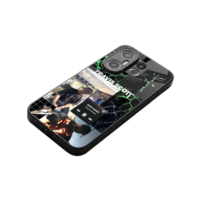 Travis Scott stylish phone case for vivo x200 fe | glossy glass and slim fit