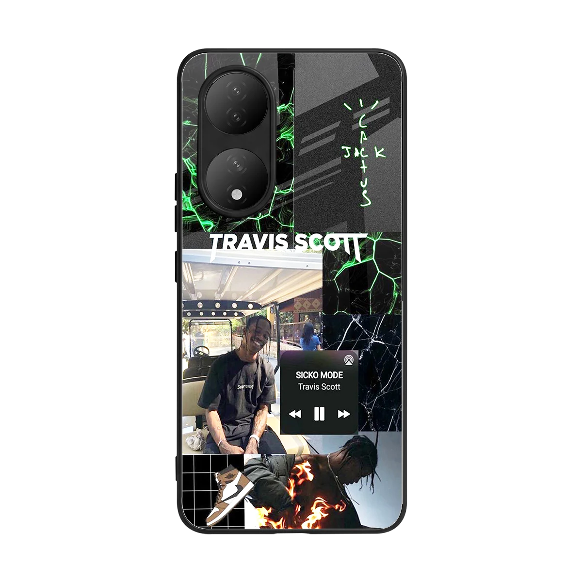 Travis Scott back phone cover | glass case for Vivo-y100