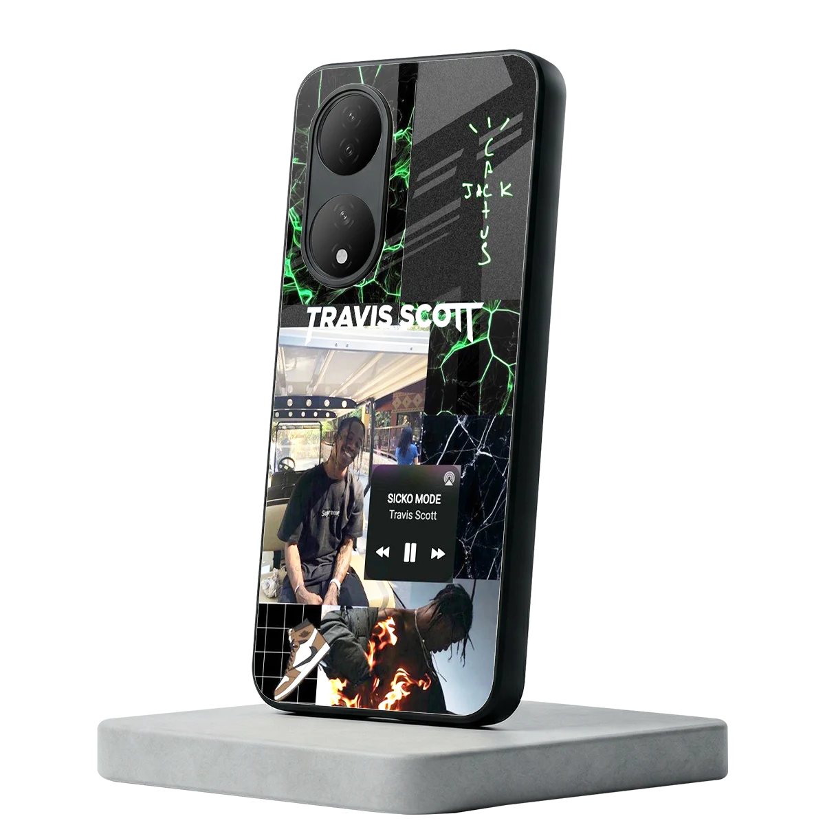 Travis Scott Vivo-y100 mobile cover | shockproof glass phone case