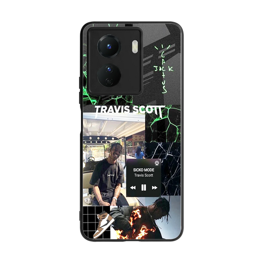 Travis Scott back phone cover | glass case for vivo y16