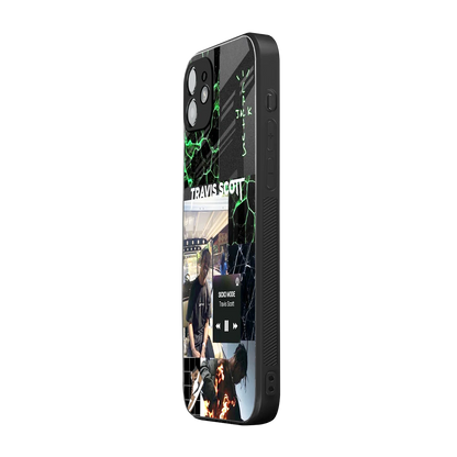 Travis Scott iphone 12 mobile cover | shockproof glass phone case