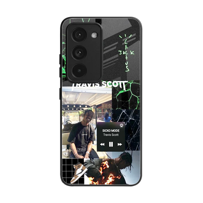 Travis Scott back phone cover | glass case for redmi 15 5g