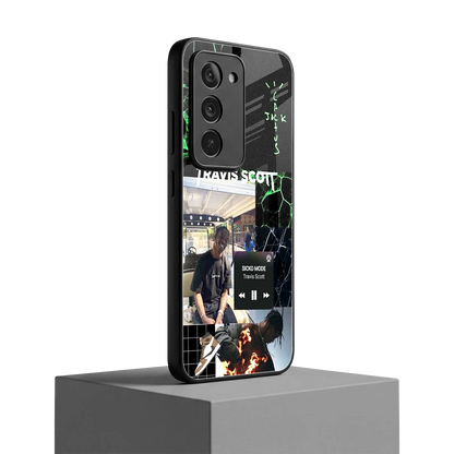 Travis Scott redmi 15 5g mobile cover | shockproof glass phone case