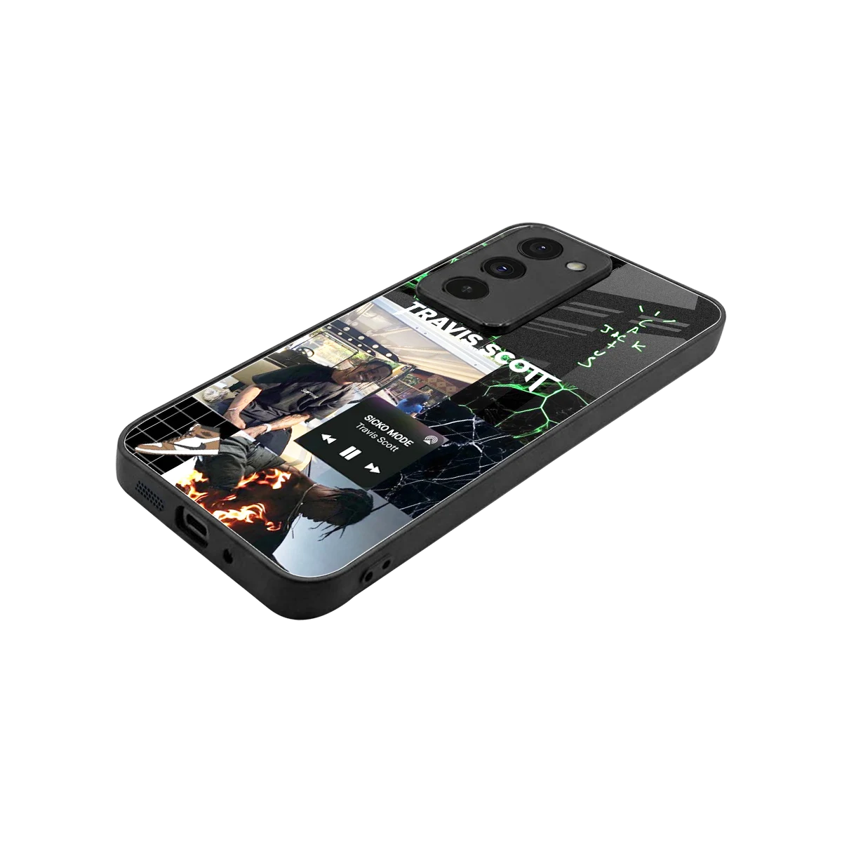 Travis Scott stylish phone case for redmi 15 5g | glossy glass and slim fit