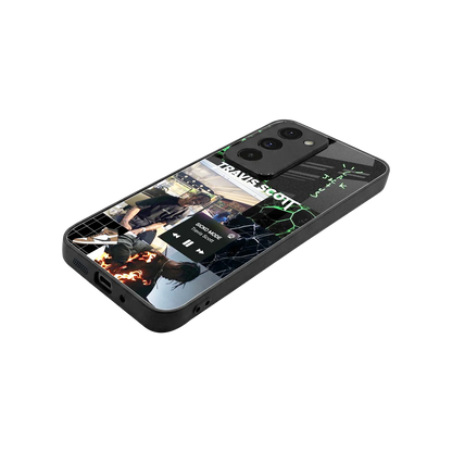 Travis Scott stylish phone case for redmi 15 5g | glossy glass and slim fit