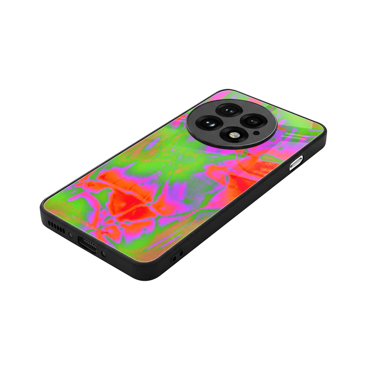 Triple Glow stylish phone case for oneplus 13 | glossy glass and slim fit