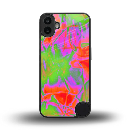 Triple Glow back phone cover | glass case for cmf nothing phone 1