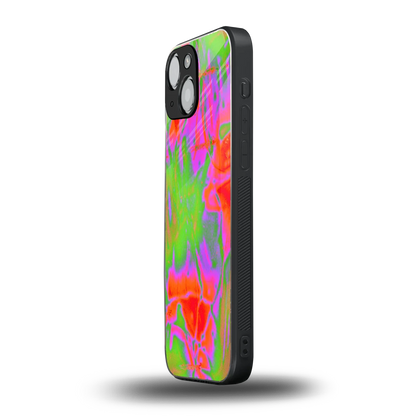 Triple Glow iphone 13 mini mobile cover | shockproof glass phone case