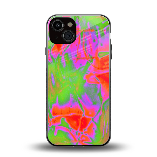 Triple Glow back phone cover | glass case for iphone 13