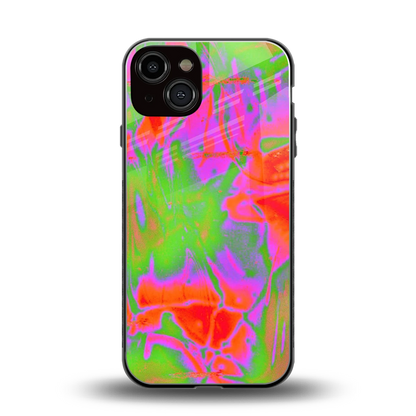Triple Glow back phone cover | glass case for iphone 14