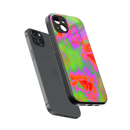 Triple Glow sleek iphone 14 plus cover with tempered glass back and TPU edges
