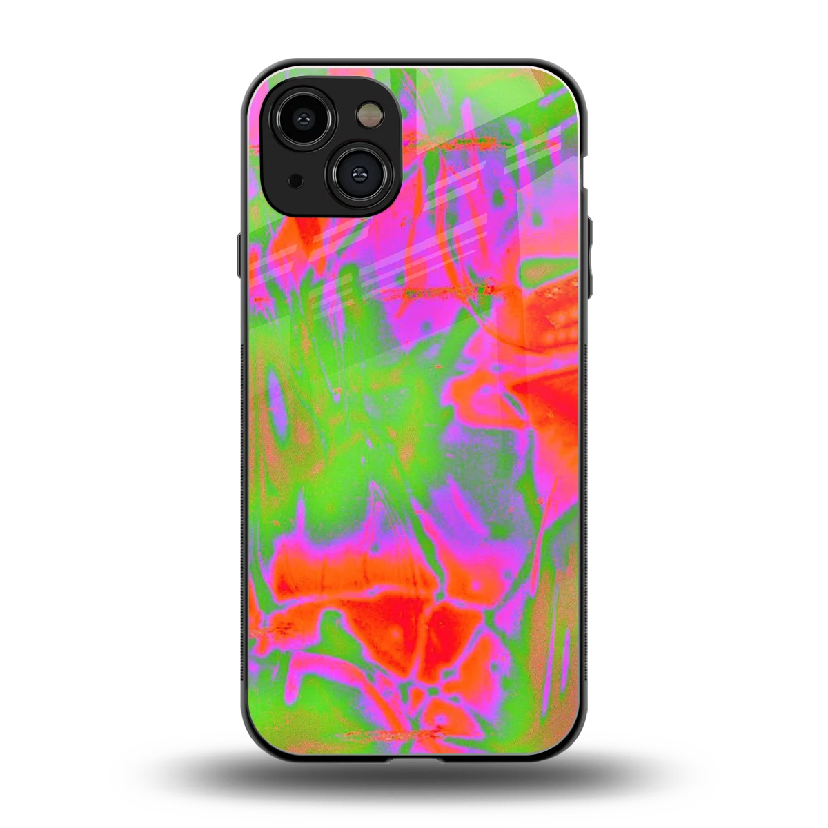 Triple Glow back phone cover | glass case for iphone 15
