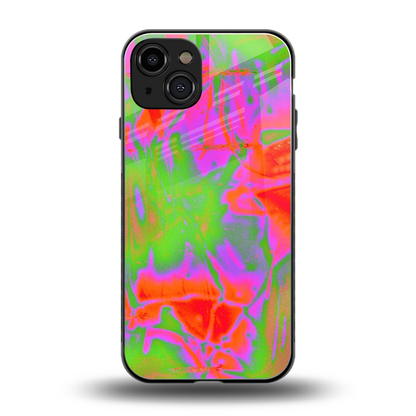 Triple Glow back phone cover | glass case for iphone 15