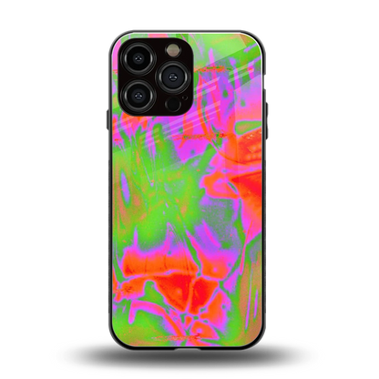 Triple Glow back phone cover | glass case for iphone 16 pro max