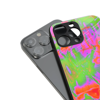 Triple Glow stylish phone case for iphone 14 plus | glossy glass and slim fit
