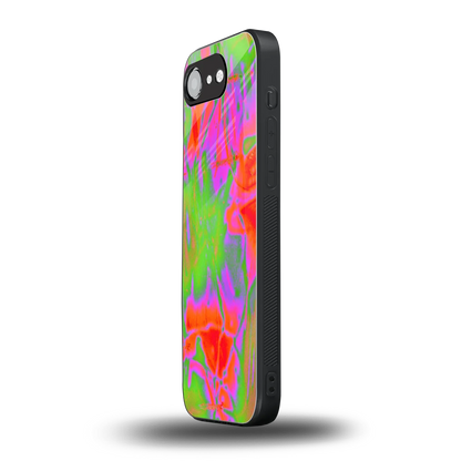 Triple Glow iphone 16e mobile cover | shockproof glass phone case