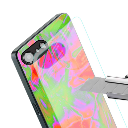 Triple Glow stylish phone case for iphone 17e | glossy glass and slim fit
