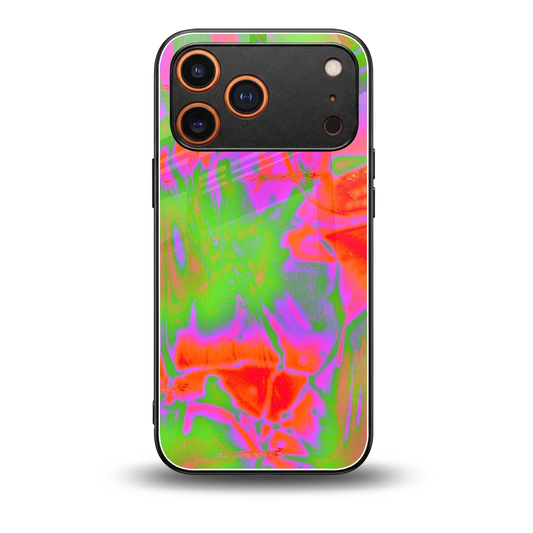 Triple Glow back phone cover | glass case for iphone 17 pro max