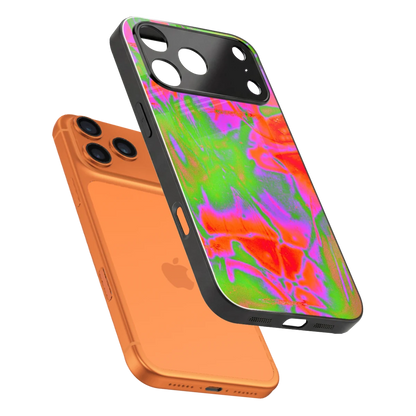 Triple Glow sleek iphone 17 pro cover with tempered glass back and TPU edges