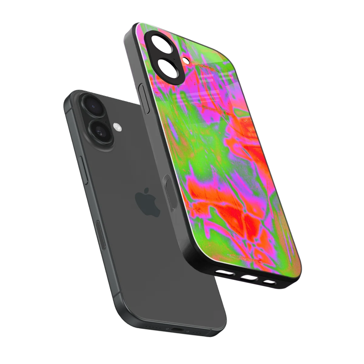 Triple Glow sleek iphone 17 cover with tempered glass back and TPU edges