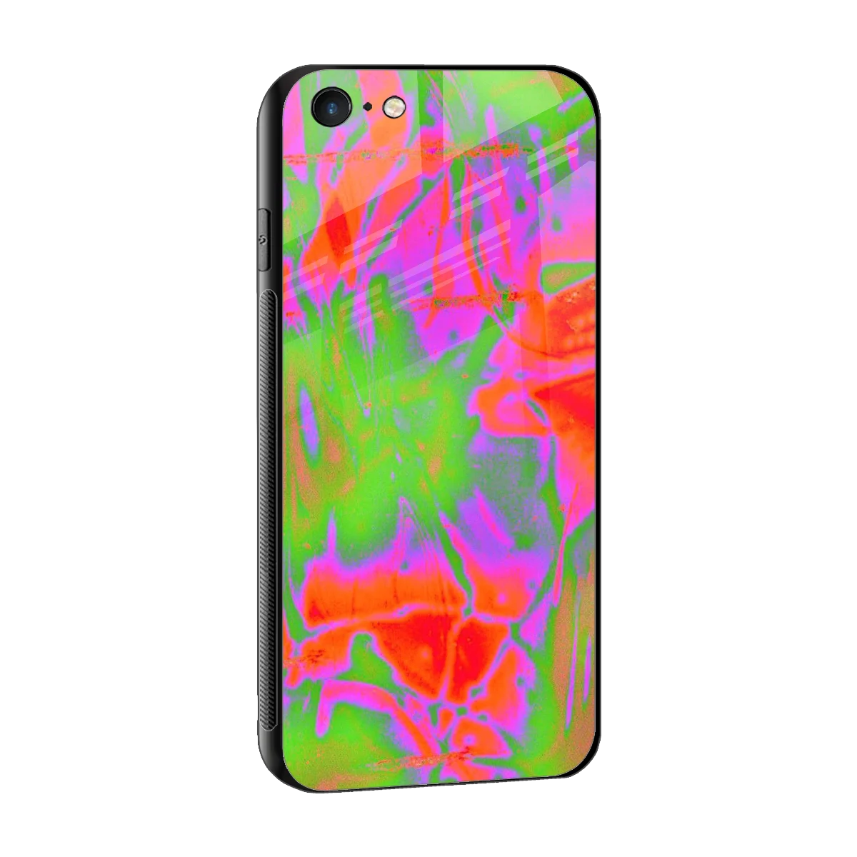 Triple Glow sleek iphone 6 cover with tempered glass back and TPU edges