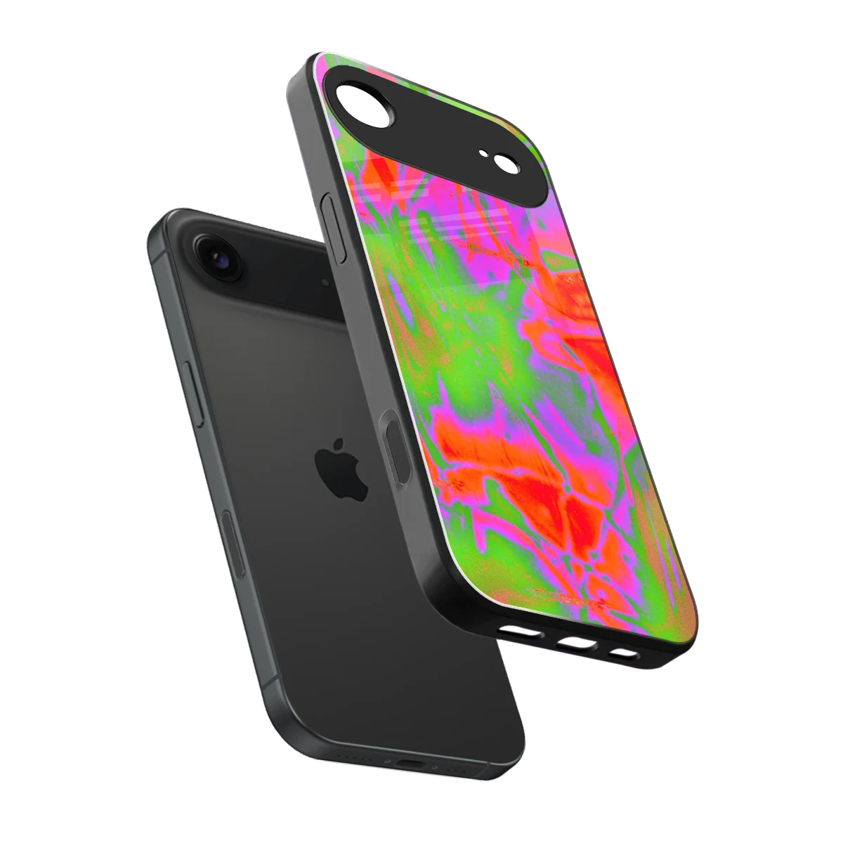 Triple Glow sleek iphone air cover with tempered glass back and TPU edges