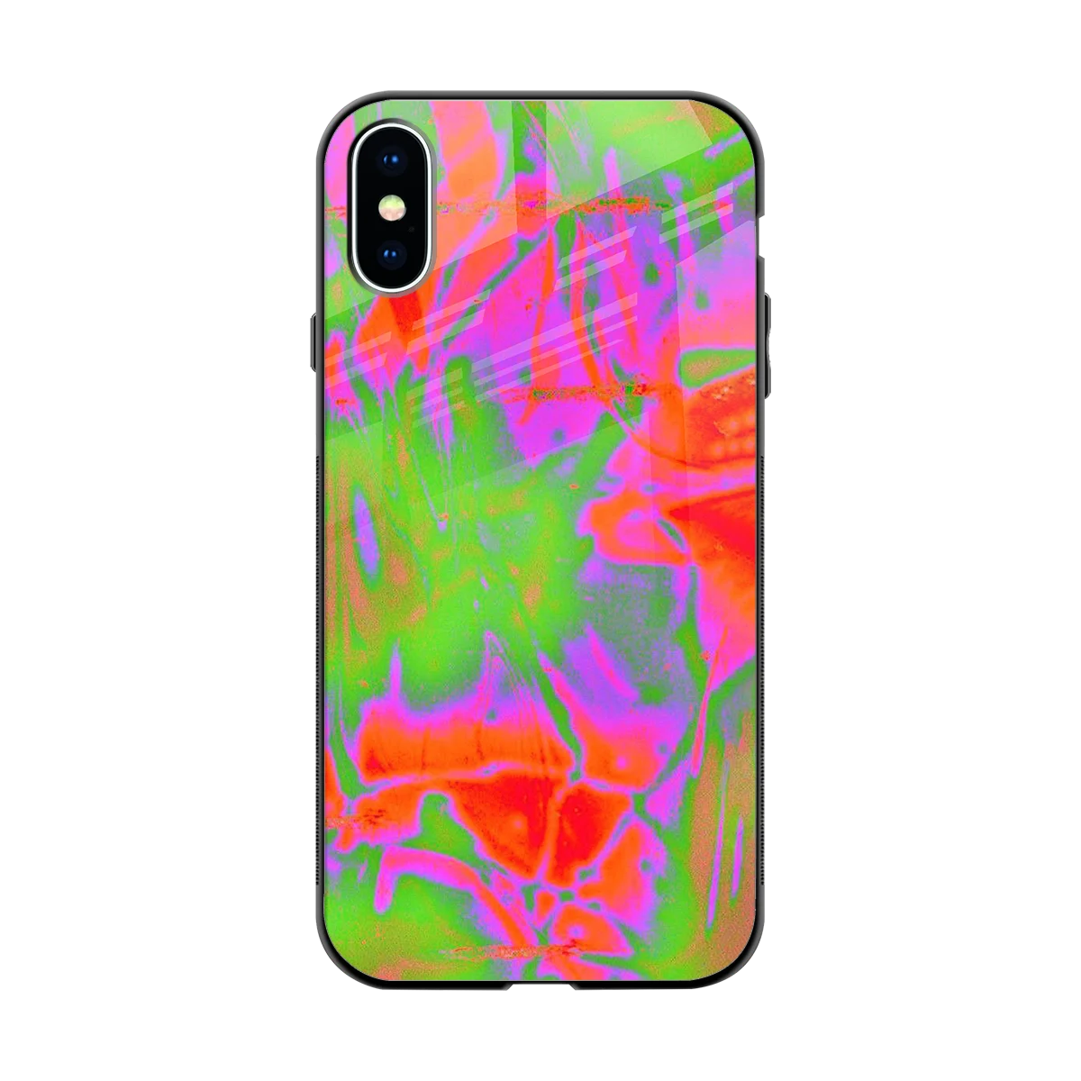 Triple Glow back phone cover | glass case for iphone xs