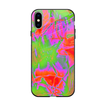 Triple Glow back phone cover | glass case for iphone xs