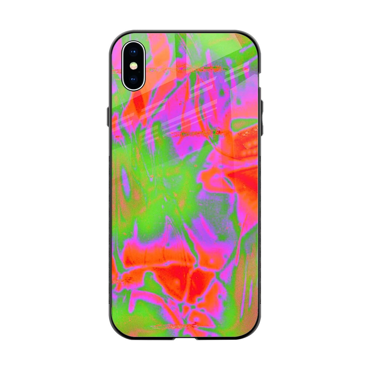 Triple Glow back phone cover | glass case for iphone xs max