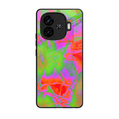 Triple Glow back phone cover | glass case for iqoo neo 10r 5g