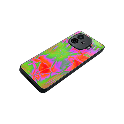 Triple Glow stylish phone case for iqoo neo 10r 5g | glossy glass and slim fit