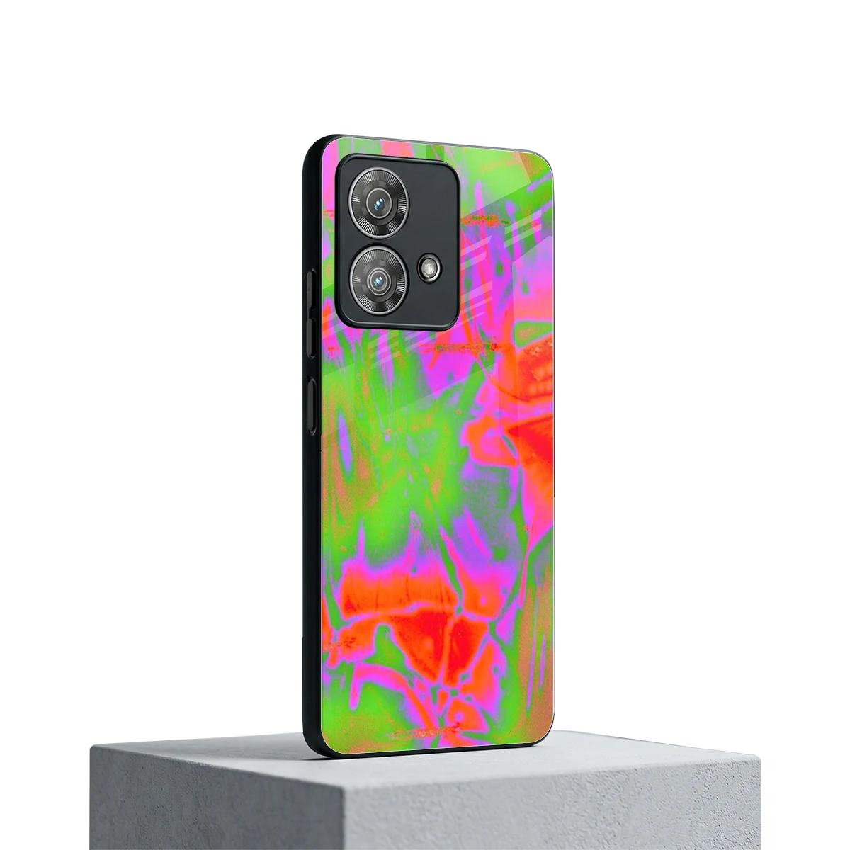 Triple Glow motorola edge 40 neo 5g mobile cover | shockproof glass phone case