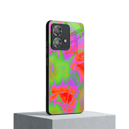 Triple Glow motorola edge 40 neo 5g mobile cover | shockproof glass phone case