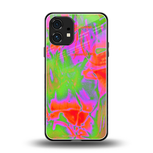 Triple Glow back phone cover | glass case for nothing phone 1