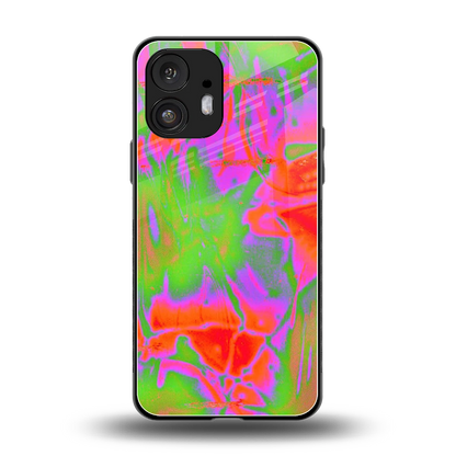 Triple Glow back phone cover | glass case for nothing phone 2