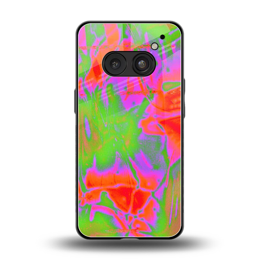 Triple Glow back phone cover | glass case for nothing phone 2a plus