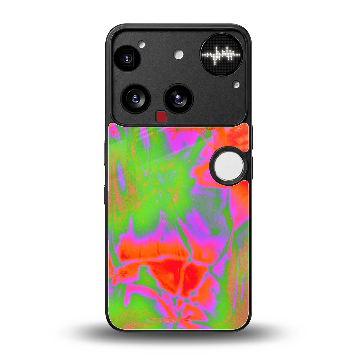 Triple Glow back phone cover | glass case for nothing phone 3