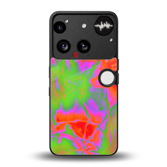 Triple Glow back phone cover | glass case for nothing phone 3