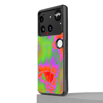 Triple Glow nothing phone 3 mobile cover | shockproof glass phone case