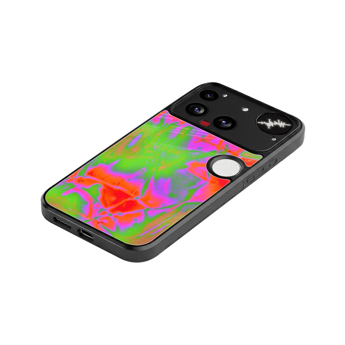 Triple Glow stylish phone case for nothing phone 3 | glossy glass and slim fit