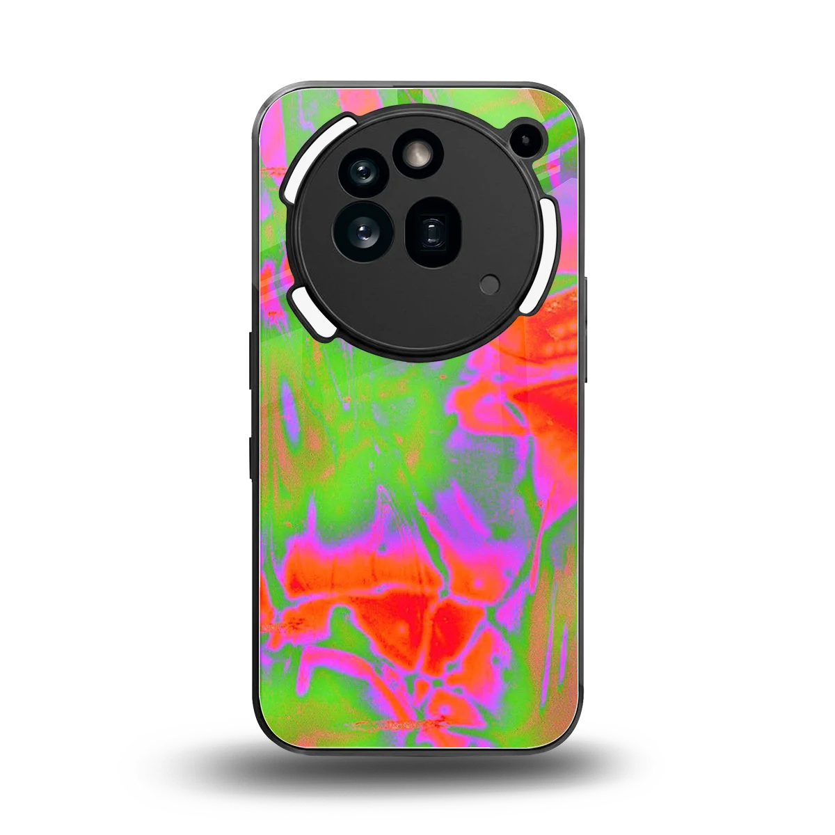 Triple Glow back phone cover | glass case for nothing phone 3a pro