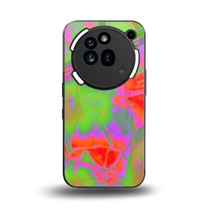 Triple Glow back phone cover | glass case for nothing phone 3a pro