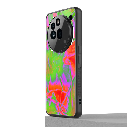 Triple Glow nothing phone 3a pro mobile cover | shockproof glass phone case