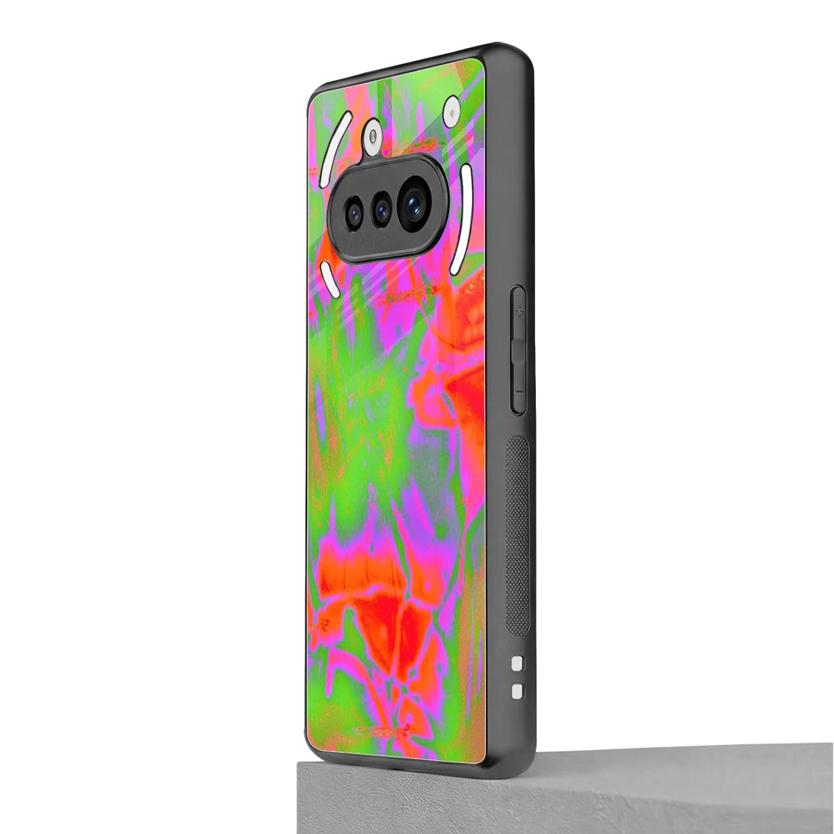Triple Glow nothing phone 3a mobile cover | shockproof glass phone case