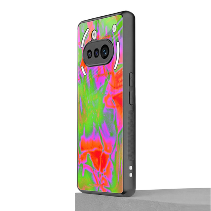 Triple Glow nothing phone 3a mobile cover | shockproof glass phone case