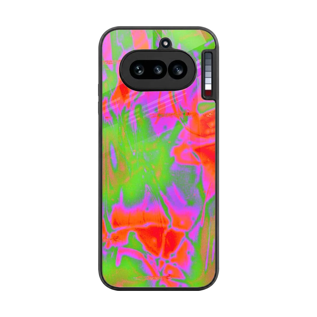 Triple Glow back phone cover | glass case for nothing phone 4a