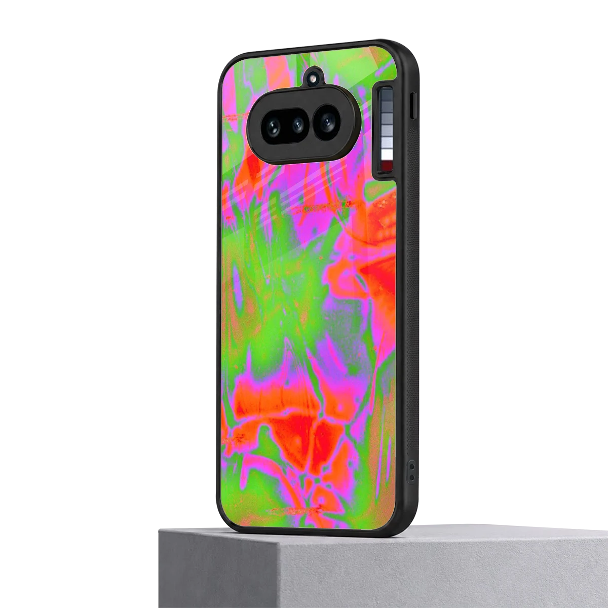 Triple Glow nothing phone 4a mobile cover | shockproof glass phone case