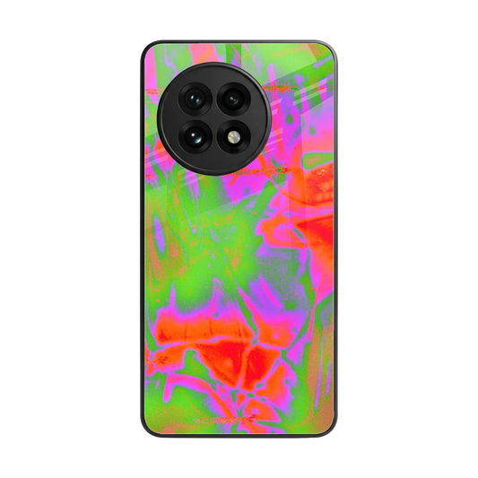 Triple Glow back phone cover | glass case for oneplus 13r