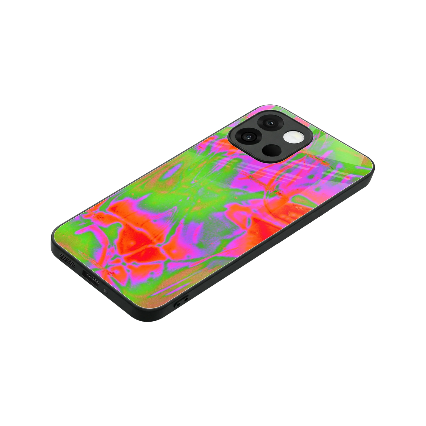 Triple Glow stylish phone case for oneplus 13s | glossy glass and slim fit